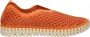 ILSE JACOBSEN Instappers Dames Tulip3275 Maat: 39 Materiaal: Textiel Kleur: Oranje - Thumbnail 2