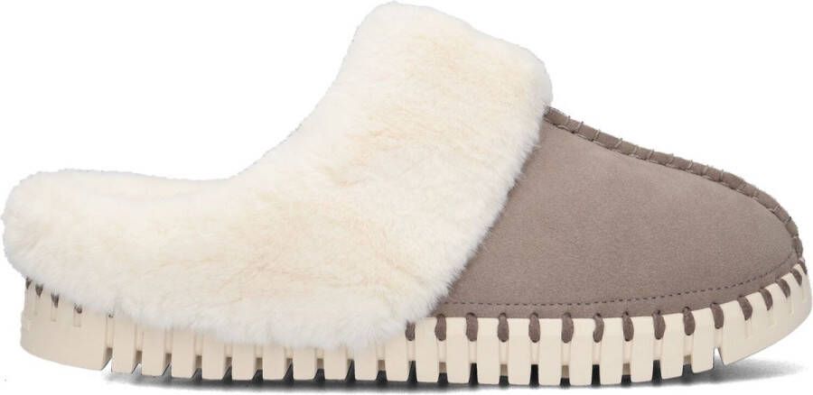 ILSE JACOBSEN Pantoffels Dames Tulip3871 Maat: 36 Materiaal: Suèdelook Kleur: Grijs - Foto 3