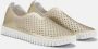 ILSE JACOBSEN Instappers Dames Tulip3576 Maat: 37 Materiaal: Textiel Kleur: Goud - Thumbnail 2