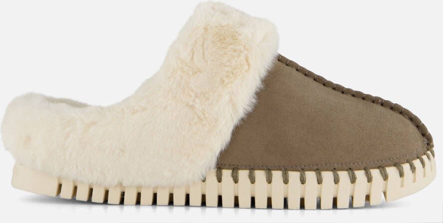 ILSE JACOBSEN Pantoffels Dames Tulip3871 Maat: 36 Materiaal: Suèdelook Kleur: Grijs - Foto 2