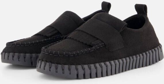 Ilse Jacobsen Tulip3888 Instappers zwart Nylon Dames