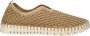Ilse Jacobsen Instappers Dames Instapschoenen Damesschoenen Canvas Tulip3275 Camel - Thumbnail 2
