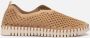 Ilse Jacobsen Instappers Dames Instapschoenen Damesschoenen Canvas Tulip3275 Camel - Thumbnail 2
