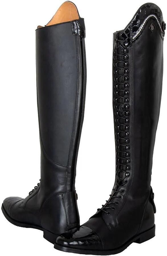Imperial Riding Olania Dressage Short Brede Dames Rijlaarzen Zwart Vrouw