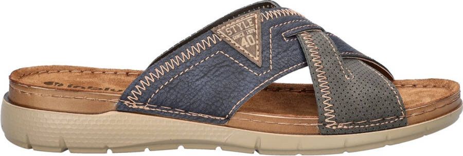 Inblu heren slipper Blauw