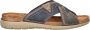 Inblu heren slipper Blauw - Thumbnail 1