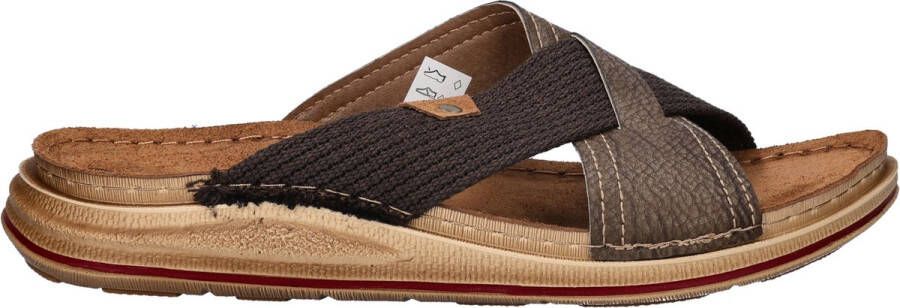 Inblu heren slipper Bruin