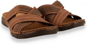 Inblu heren slipper BRUIN