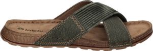 Inblu heren slipper Kaki