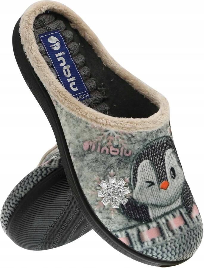 Inblu Dames Huisschoenen IN-E Comfortabel & Stijlvol