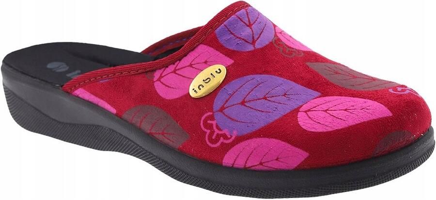 Inblu Dames Pantoffels Bordo Comfortabele Huis Schoenen