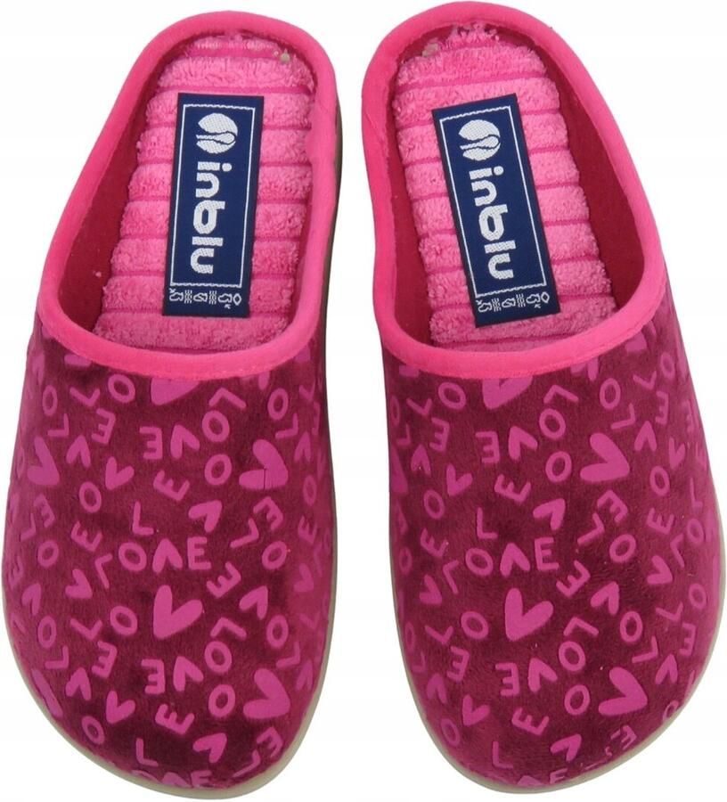 Inblu Dames Pantoffels ET-32 Bordo Comfortabel & Stijlvol