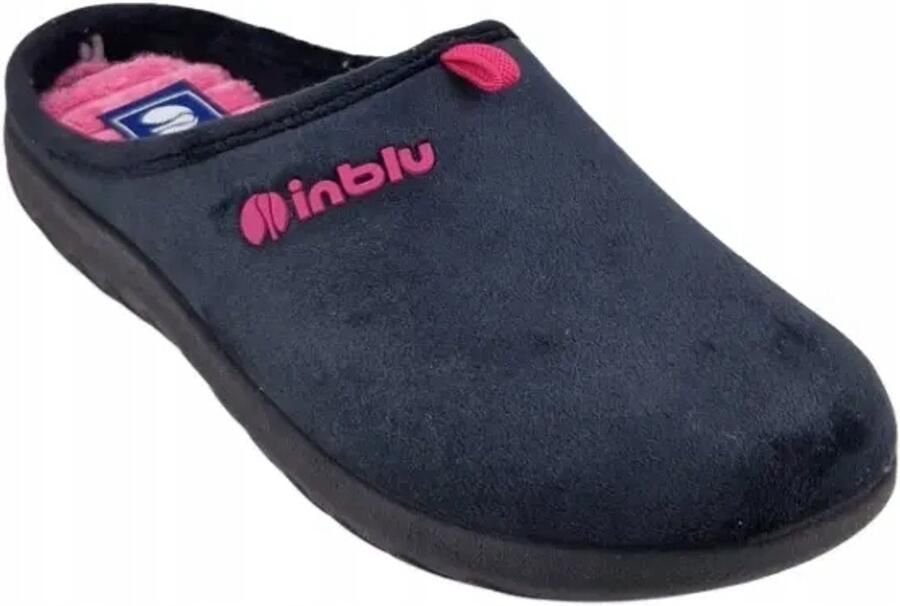 Inblu Dames Pantoffels ET000037 Zwart Zacht & Comfortabel