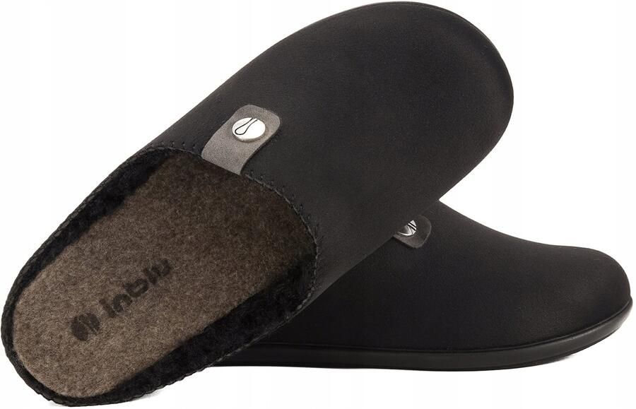 Inblu Dames Pantoffels GF-11 Zwart Comfortabel en Warm