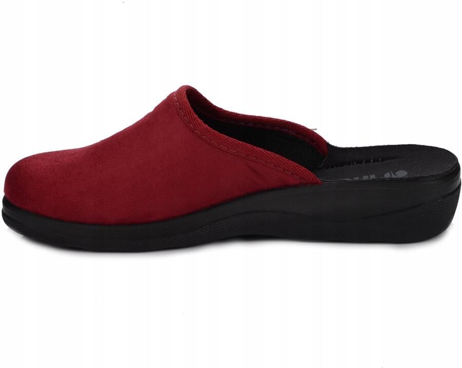 Inblu Dames Pantoffels met Sleehak Comfortabel en Stijlvol Bordeaux