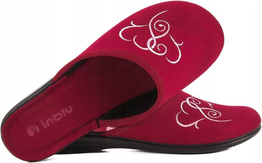 Inblu Dames Pantoffels N B Bordo