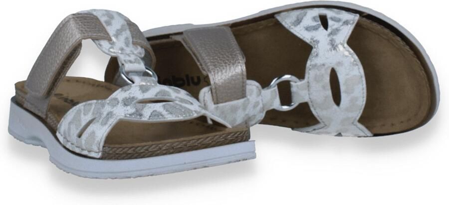 Inblu Dames Slipper Wit platina