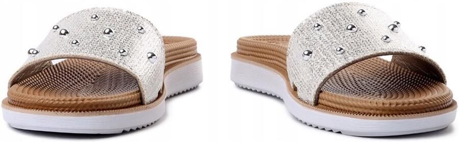 Inblu Dames Slippers Wit Comfortabele Teenslippers