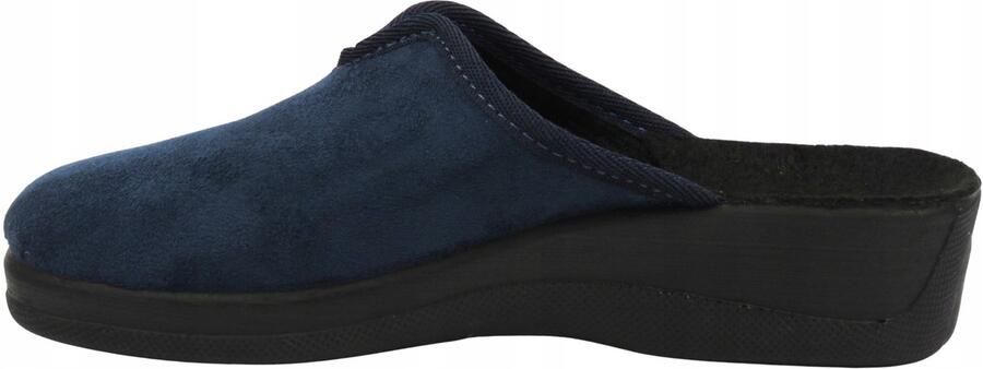Inblu Damespantoffels ES-3F Navy Comfortabele Huisschoenen met Hak