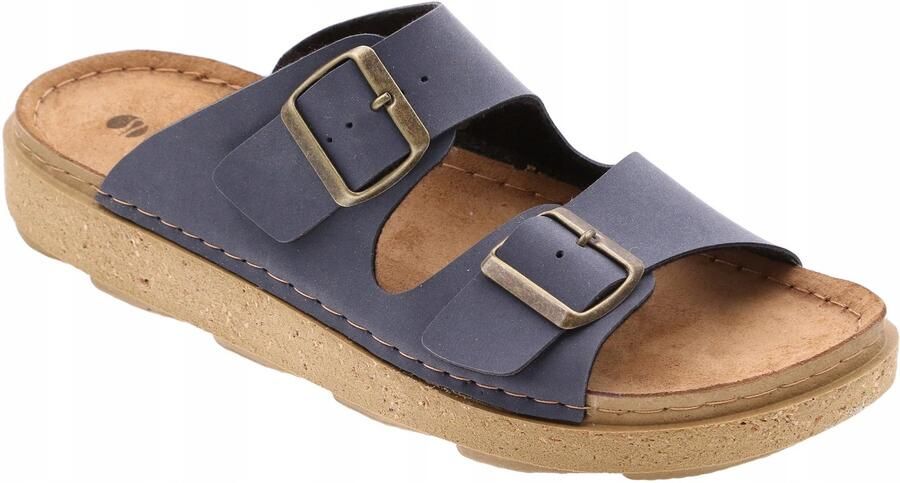 Inblu Heren Slippers Marineblauw