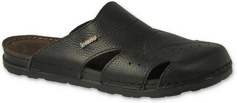 Inblu Heren Slippers Zwart