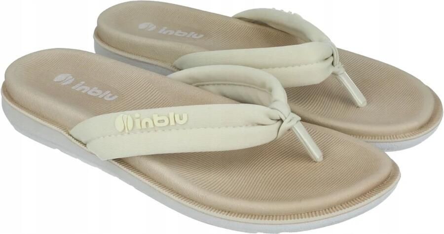 Inblu SF-04 Beige Dames Teenslippers Comfortabele Strandklappers