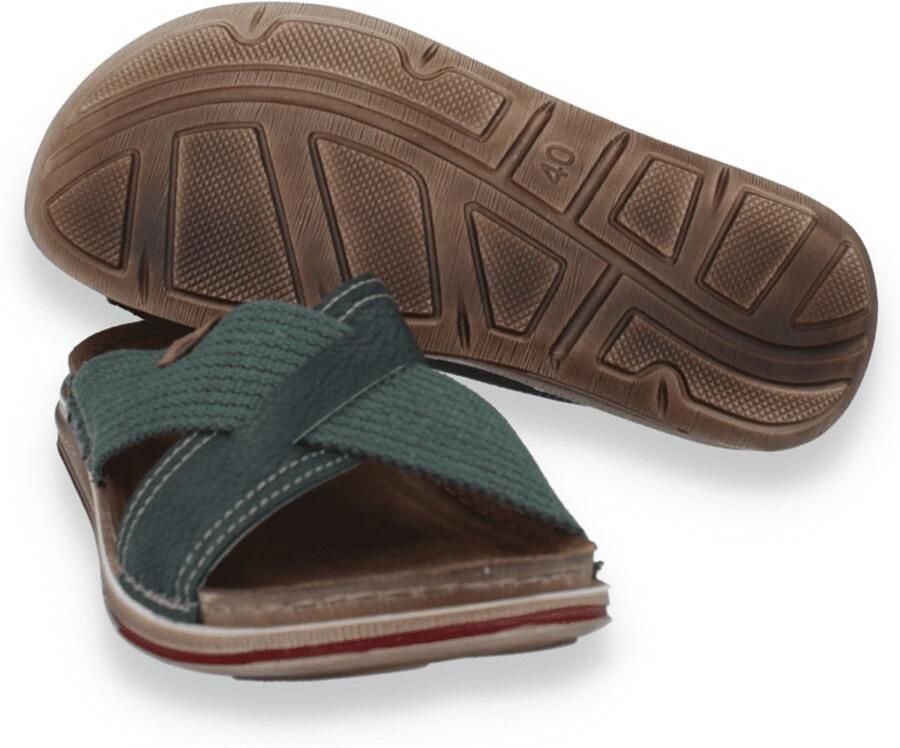 Inblu Slippers Heren Groen