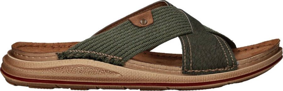 InBlue Inblu Slippers Heren Groen