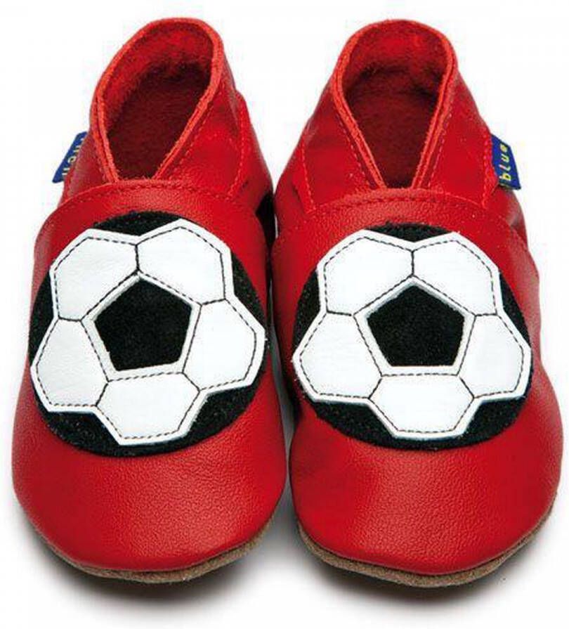 Inch Blue babyslofjes football red XL (20 cm)