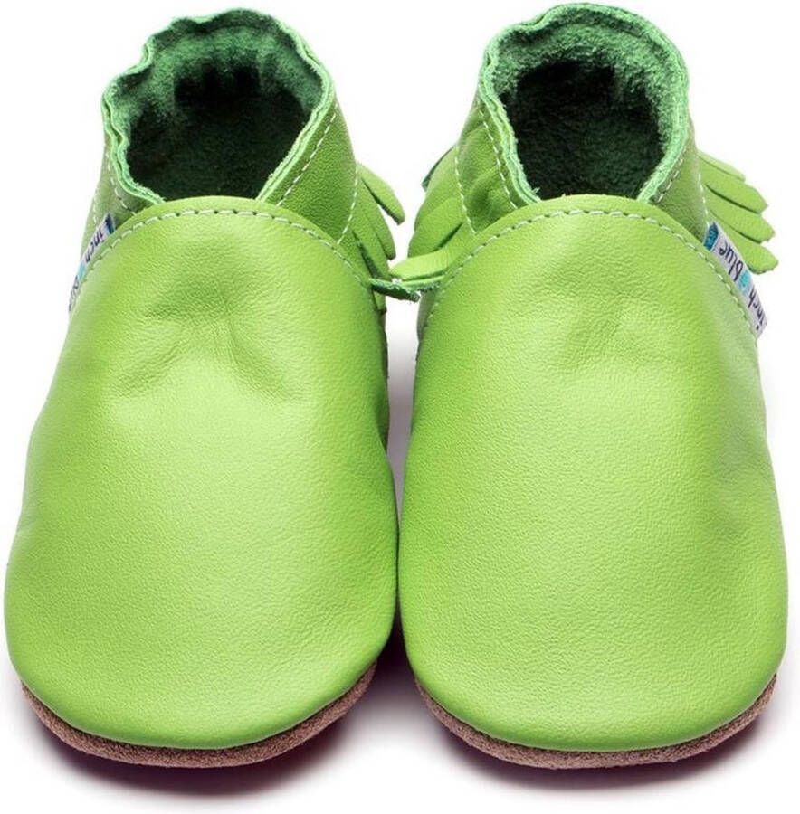 Inch Blue babyslofjes moccasin apple green maat L (13 5 cm) - Foto 1