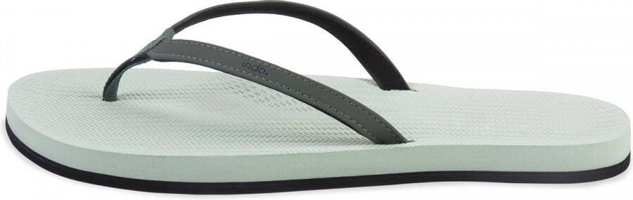 Indosole Flip Flop Color Combo Teenslippers Zomer slippers Dames Groen