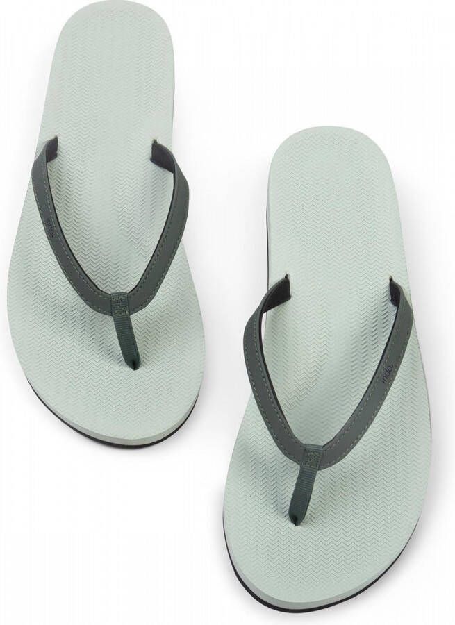 Indosole Flip Flop Color Combo Teenslippers Zomer slippers Dames Groen