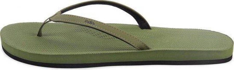 Indosole Flip Flops Essential Dames Slippers Groen