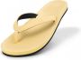 Indosole Flip Flops Essential Light Teenslippers Zomer slippers Dames Geel - Thumbnail 7