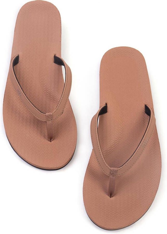 Indosole Flip Flops Essential Light Teenslippers Zomer slippers Dames Roze