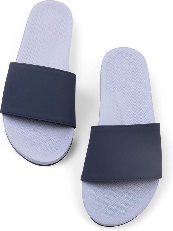 Indosole Slides Color Combo Dames Slippers Blauw