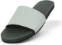 Indosole Slides Color Combo Dames Slippers Groen - Thumbnail 1