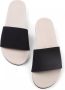 Indosole Slides Color Combo Dames Slippers Zand Zwart - Thumbnail 1