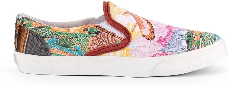 Inkkas Jasper Slip On dames instapper comfortabele slip-on sneaker met Desertprint (Utah Arches National Park) lichtgewicht & duurzaam