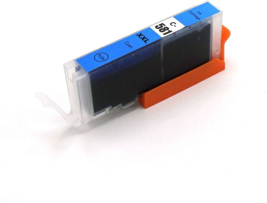 Inktkenners Cartridge Geschikt voor Canon 580 581 Cyaan Geschikt voor TR7550 TR8550 TS6150 TS6151 TS6250 TS6251 TS6300 TS6350 TS6351 TS705 TS8150 TS8151 TS8152 TS8250 TS8251 TS8252 TS8350 TS9150 TS9155 TS9550 TS9551 TS705A