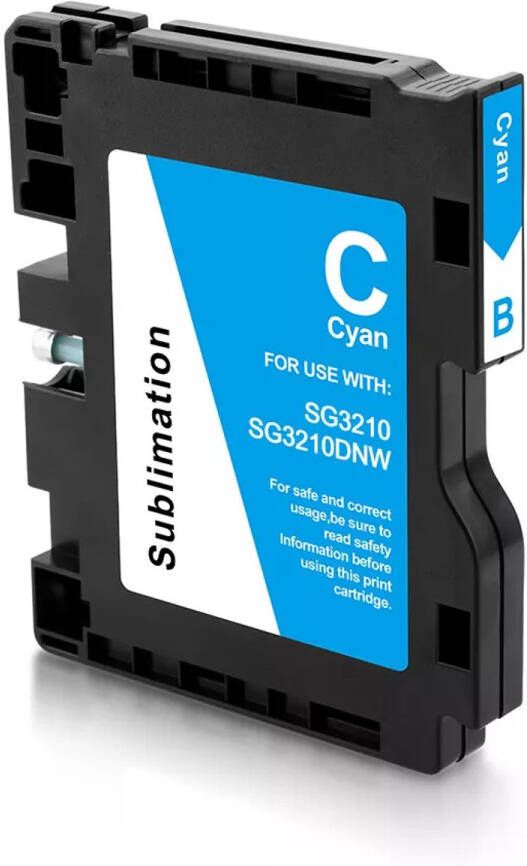 Inktkenners Inktcartridge geschikt voor RICOH G 1x Cyaan geschikt voor Ricoh SG 3210DNw Ricoh SG 3220DNw