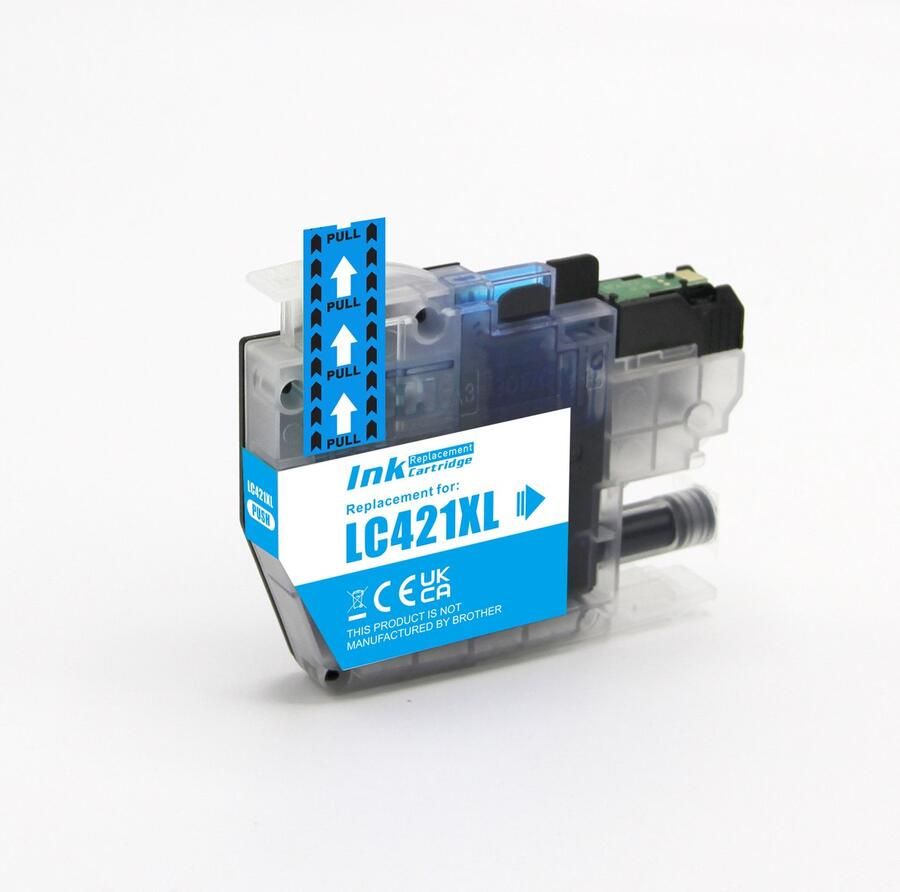 Inktkenners Inktcartridge Geschikt voor Brother L XL 1x Cyaan Geschikt voor Brother DCP-J1050DW MF J1010DW DCP-J1140DW