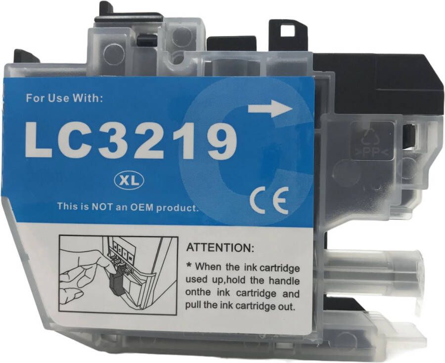 Inktkenners Inktcartridge Geschikt voor Brother L XL 1x Cyaan Geschikt voor Brother MF J5330 DW J5730DW J5930DW J6530DW J6535DW J6930DW J6935DW (L L )