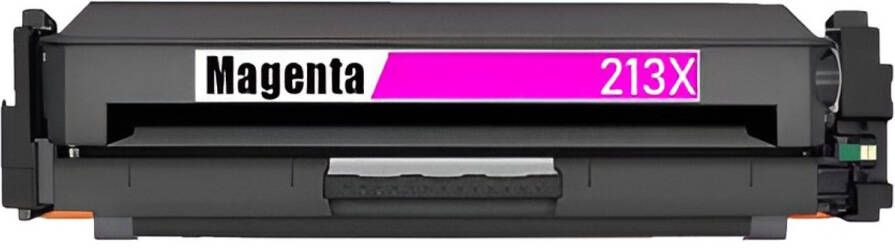 Inktkenners Toner geschikt voor HP 213X 1x Magenta geschikt voor HP Color Laserjet Enterprise 5700 dn 6700 dn 6701 dn MFP 5800 dn MFP 5800 f MFP 6800 dn Flow MFP 5800 zf Flow MFP 5800 zfw+ Flow MFP 6800 zf