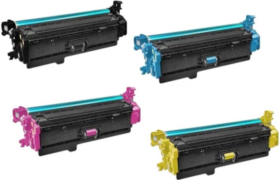 Inktkenners Toner geschikt voor HP 508X 1x Multipack geschikt voor HP Color LaserJet Enterprise M552dn M553n M553dn M553x M553dh MFP M577dn M577f Flow MFP M577c M577z