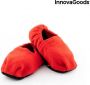 Innovagoods Opwarmbare Magnetron Pantoffels Rood - Thumbnail 2