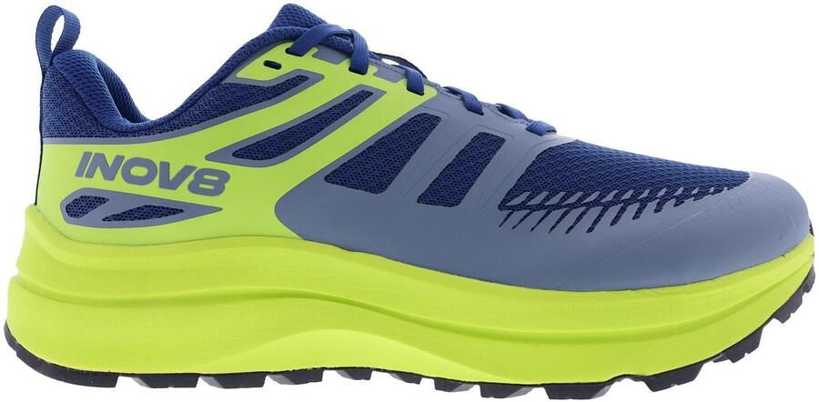Inov-8 TrailFly Max Heren Blue Lime Black Trailrunning schoenen Wide fit