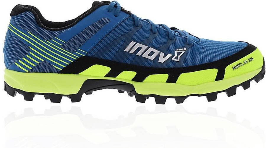 Inov-8 Mudclaw 300 OCR En Survivalschoen Blauw Geel Survival en ocr schoenen