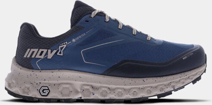 Inov-8 RocFly G 350 GTX Heren Blue Navy Taupe Wandelschoenen Standard Fit