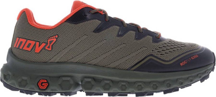 Inov-8 Rocfly G 350 Heren Olive Orange Wandelschoenen